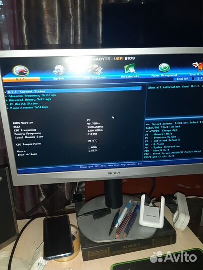 Материнская плата 1155 Gigabyte GA-B75M-D2V