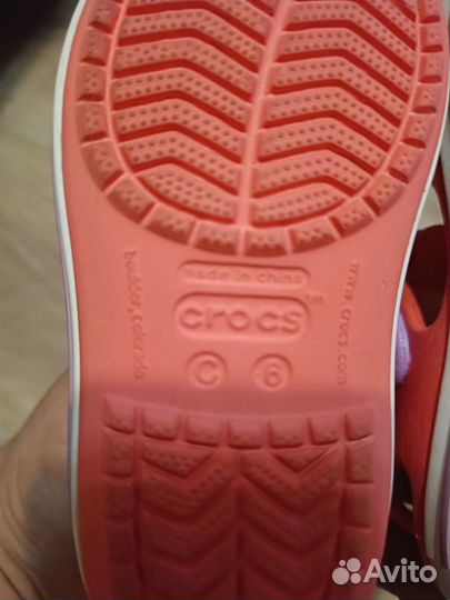 Босоножки Crocs C6 для девочки