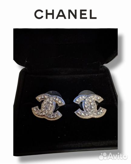 Пусеты Chanel оригинал