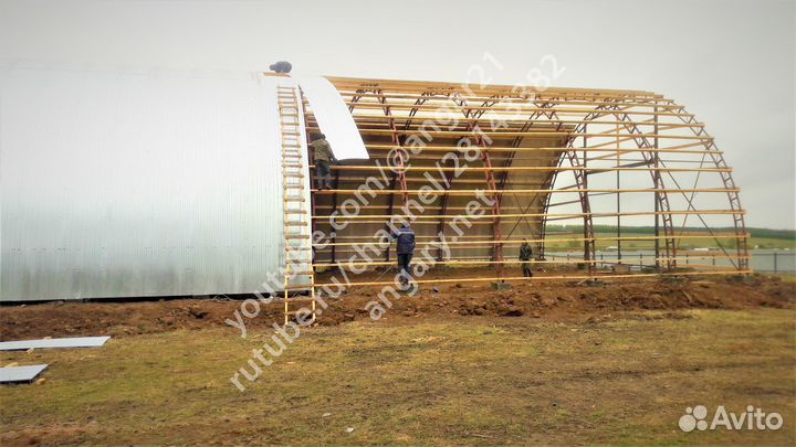 Ангар под ключ 897 м2