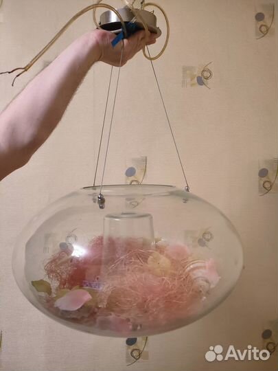 Люстра + светильник