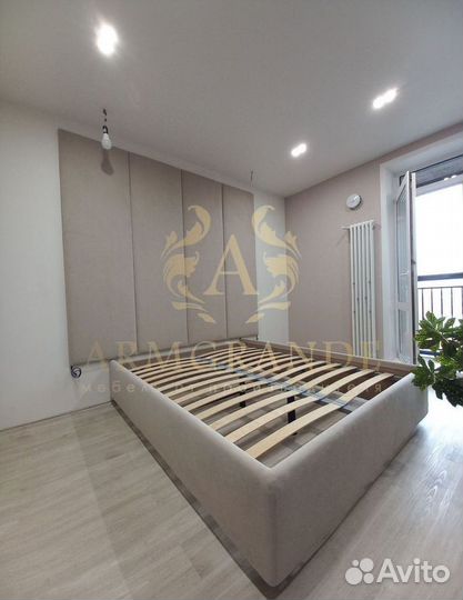 Кровать с мягким изголовьем от производителя