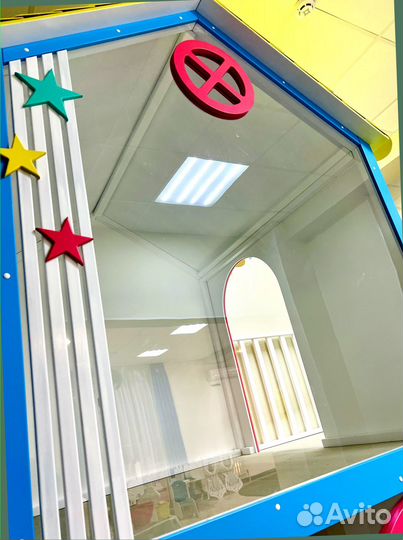 Игровая площадка в стиле лофт. Для студий