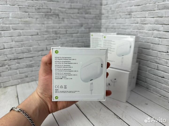 AirPods Pro 2 Premium гарантия+блок Type-c подарок