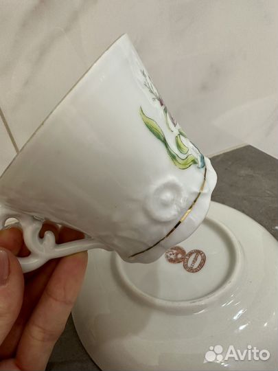 Чайная пара гарднер антиквариат