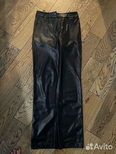 Брюки кожаные