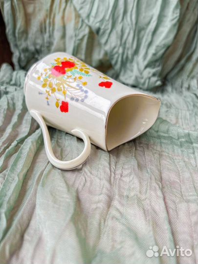 Кувшин молочник фарфор винтаж Китай редкость