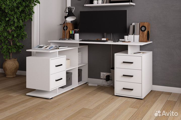 Компьютерный стол угловой Скму-3