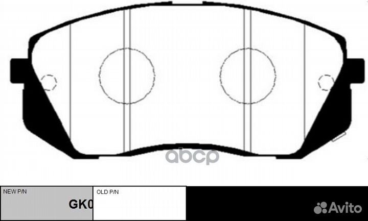 Колодки hyundai IX35 (LM) (2010),i40 (VF) /KIA