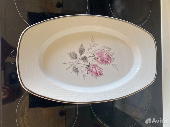 Тарелки, салатник, блюдо H&C 1930-50 годов