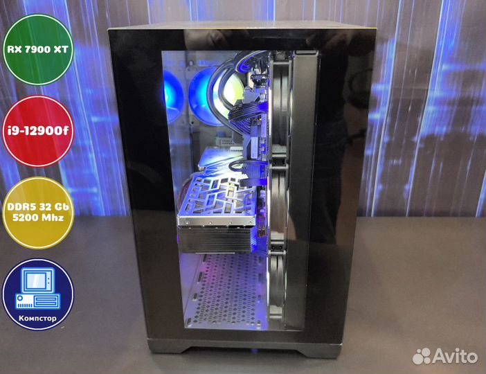 Мощный пк 2024 i9-RX7900XT-32DDR5-NUS708963154-B760