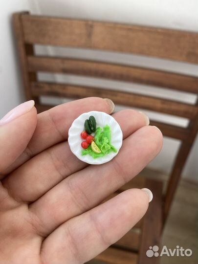 Миниатюрна еда для кукол набор,Август