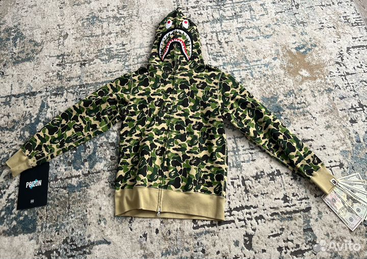 Bape zip hoodie оригинал