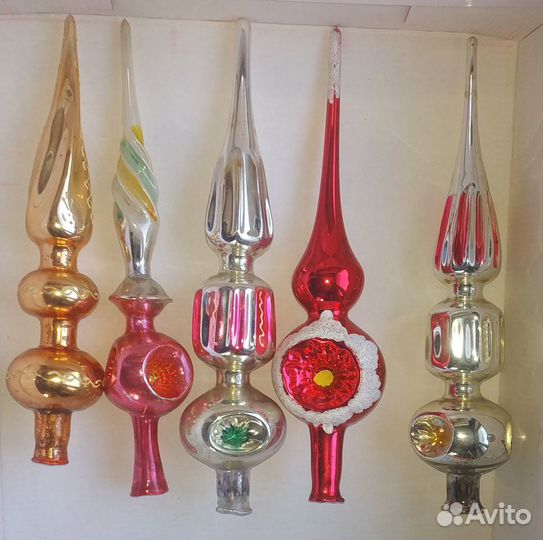 Верхушка навершие наконечник на ёлку звезда СССР