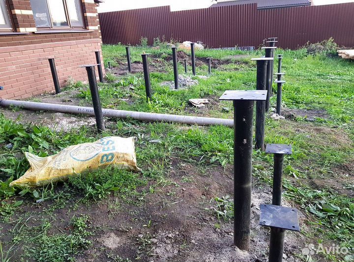 Винтовые сваи под ключ. Свайно винтовой фундамент