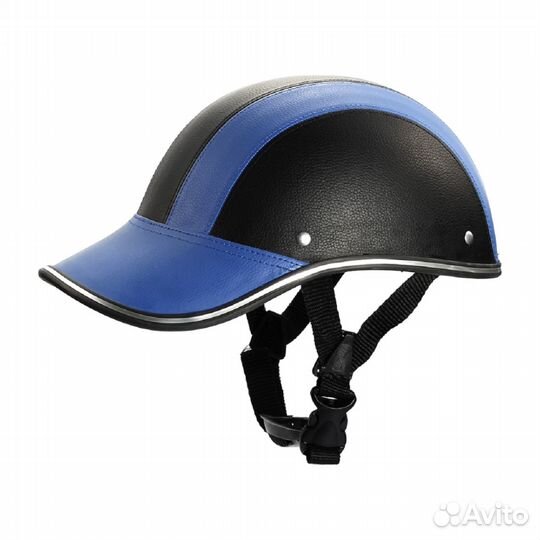 Каска кепка Goldwing под кожу черно-синий