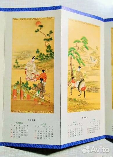 Календарь настольный Hyogensha Япония 1982г. СССР