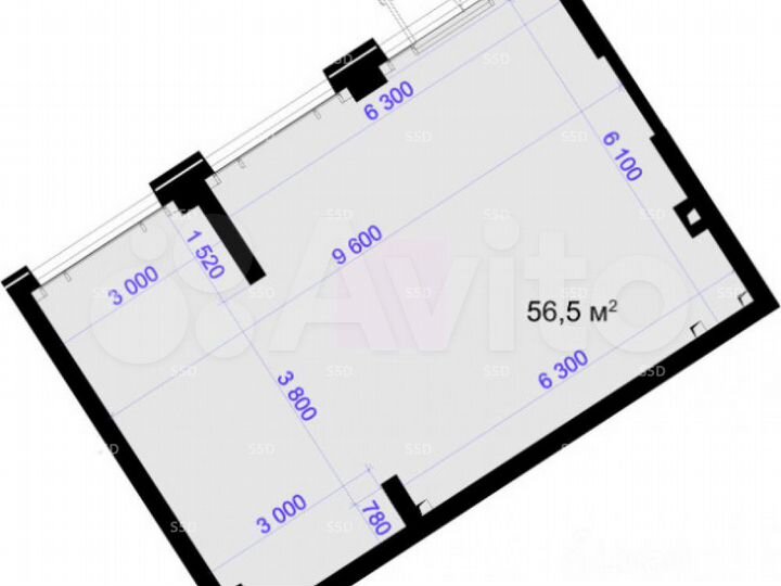 Сдам помещение свободного назначения, 67 м²