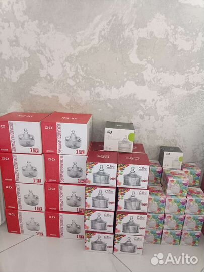 Набор конфетниц, сахарниц, солянок