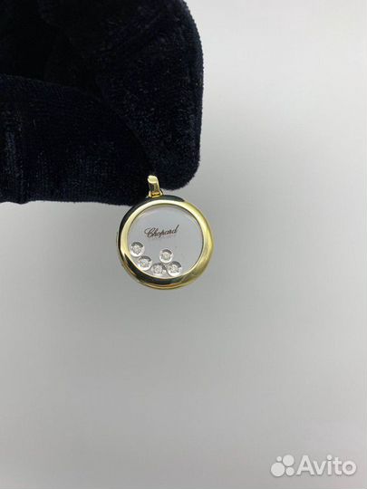 Подвеска кулон chopard happy diamonds с бриллианта
