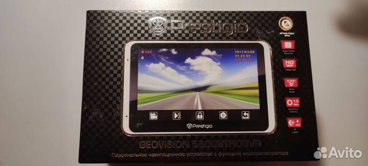 Навигатор с регистратором Prestigio Geovision 5800