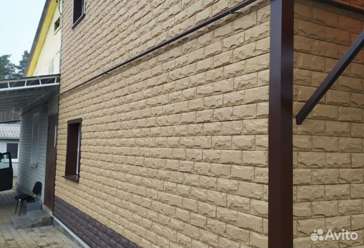 Фасадные работы, мокрый фасад, короед, сайдинг