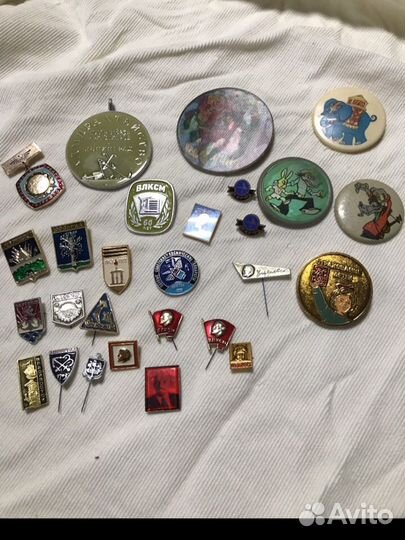 Значки и медали СССР