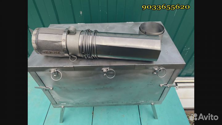 Птс (печь титановая, складная) для палатки