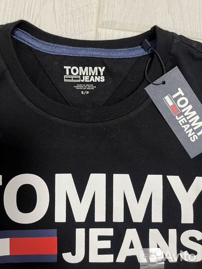 Футболка новая Tommy jeans оригинал р.S унисекс