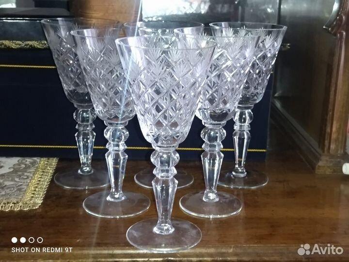 Фужеры хрустальные СССР