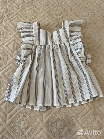 Брюки Zara 110 блузка Zara 98