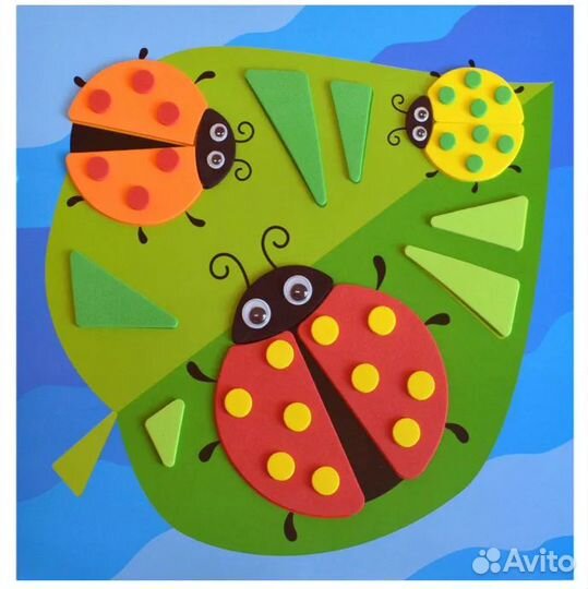 Мягкая картинка. Божьи коровки, 4117