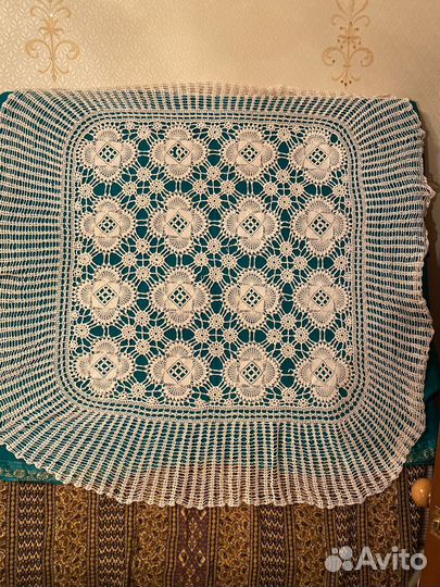 Скатерть винтажная с салфетками
