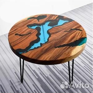 Стол-река из эпоксидной смолы