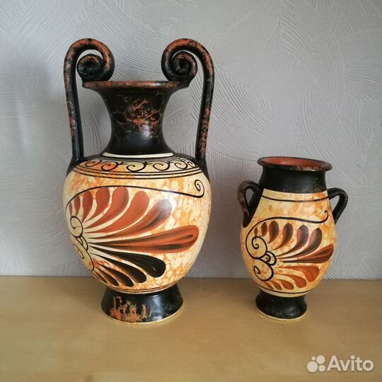 Вазы из Греции, ручная работа