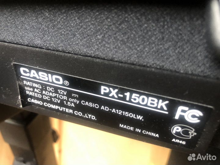 Casio px-150bk цифровое пианино