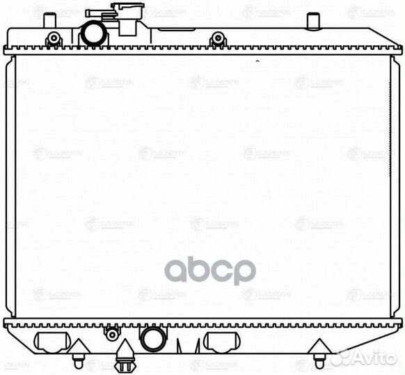Радиатор охл. для а/м Lifan Smily (08) 1.3i M