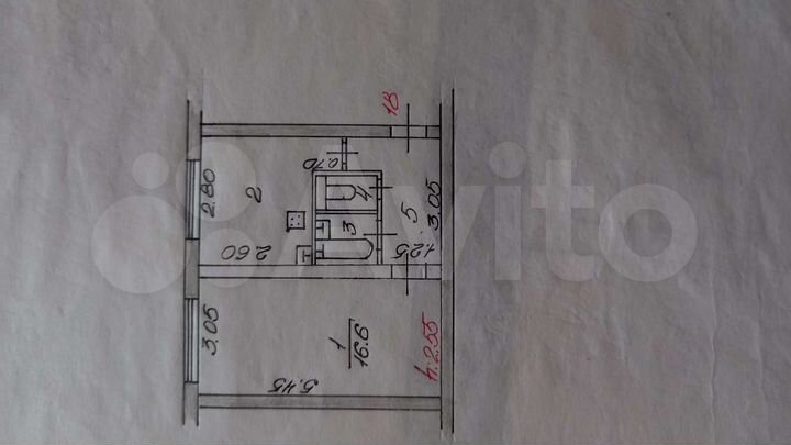 1-к. квартира, 31,8 м², 1/5 эт.