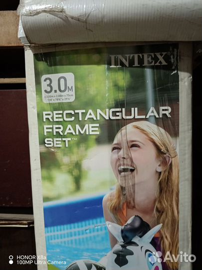 Каркасный бассейн прямоугольный