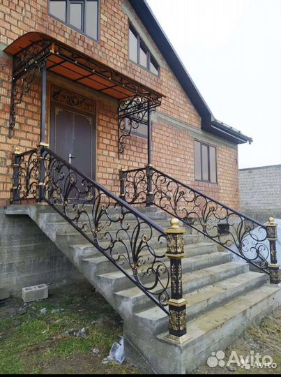 Сварочные работы,перила,навесы