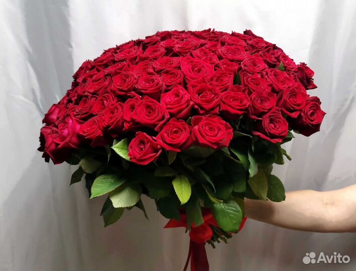 Букет цветов. Розы 101 шт