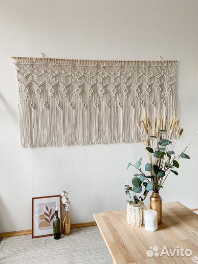 Штора макраме