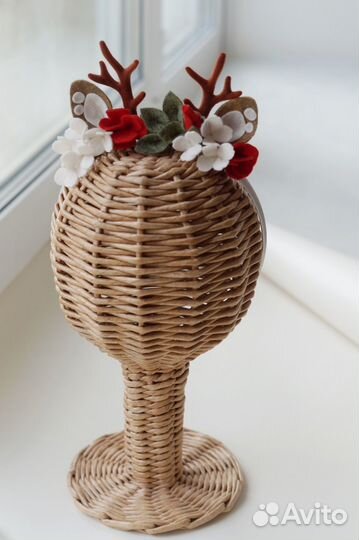 Ободок новогодний оленёнок