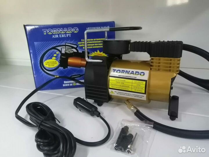 Компрессор автомобильный торнадо