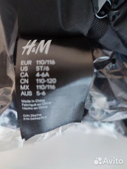 Варежки краги зимние hm размер 110+116