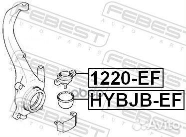 Опора шаровая hyundai sonata 01-05 перед.подв.н