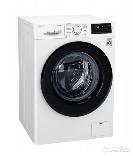 Стиральная машина LG f4m5ts6w С функцией пара 8 кг