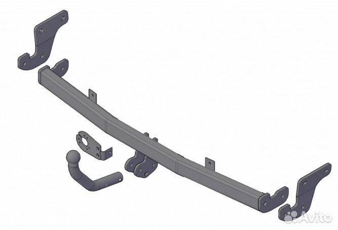 Фаркоп Hyundai Solaris седан/хетчбек Тр.7241