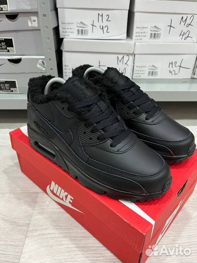 Кроссовки Nike air max 90 с мехом