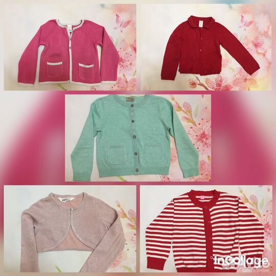 Кардиганы для девочки h&m, next, gymboree